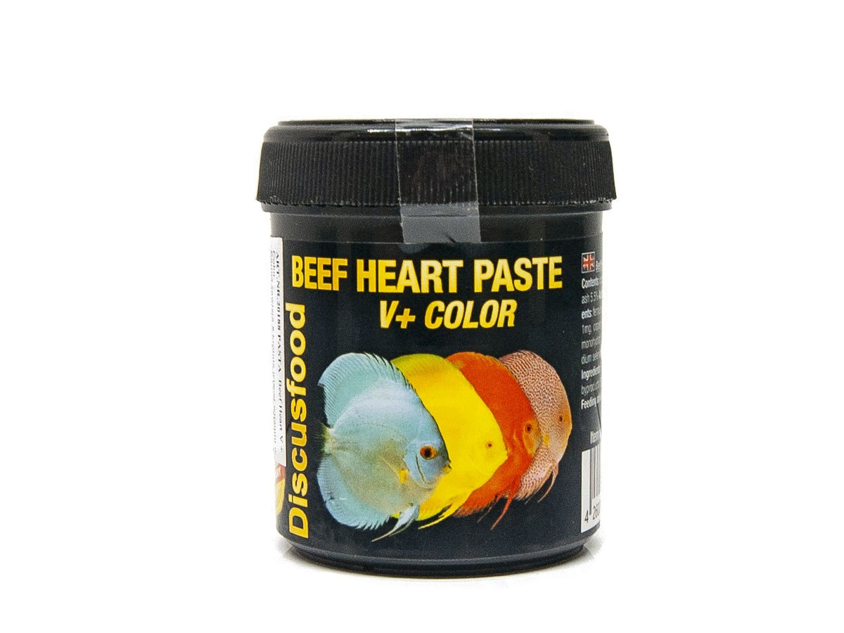 DISCUSFOOD Beef Heart Paste V+Color 125g Sklep Akwarystyczny.EU